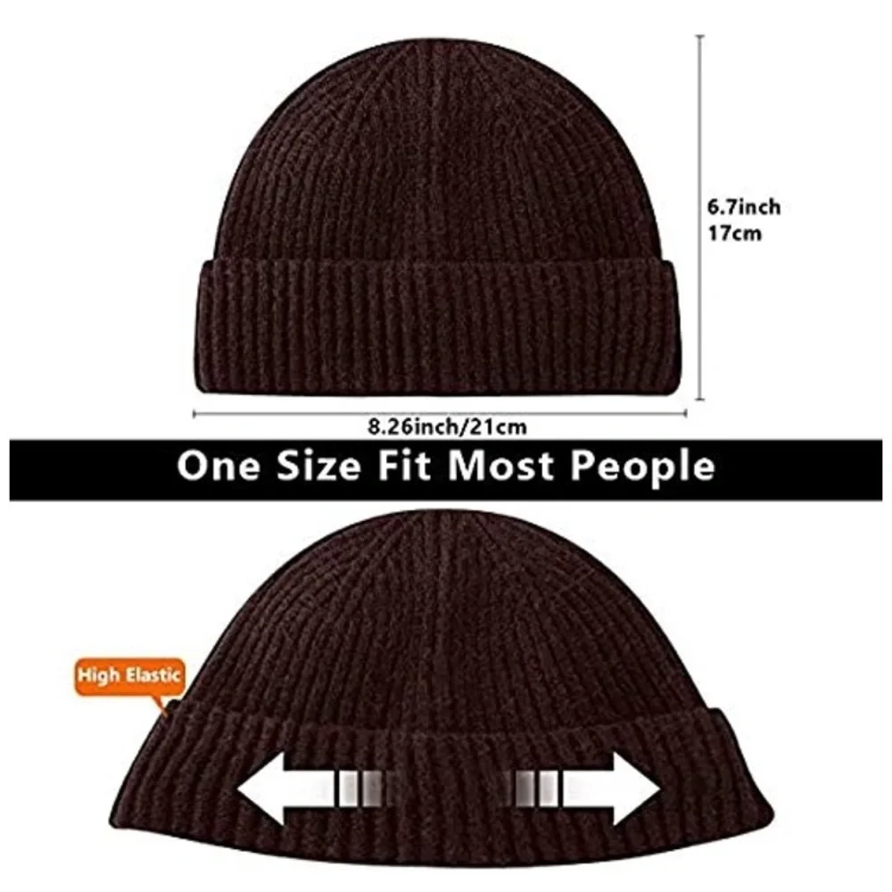 Wool Watch Fisherman Beanie Cap
